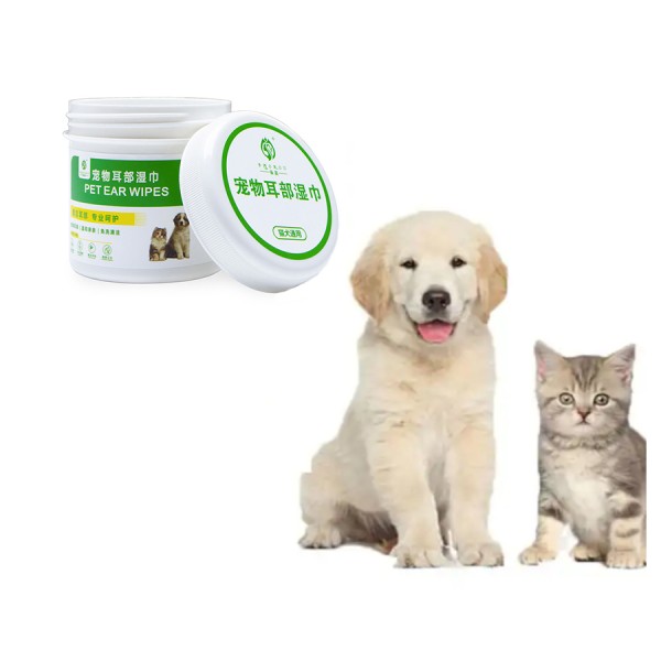 宠物美容湿巾供应商-200片幼犬清洁一次性