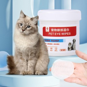 Pet Eye Wipes Factory - 200 Pcs /Can Cat