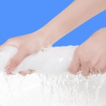 浴巾供应商-65x140cm天然白色非织造清洁巾