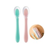Baby Silicone Spoon Factory - Two Color Soft Feeding