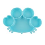 婴儿餐具套装厂家 - 可爱硅胶防摔