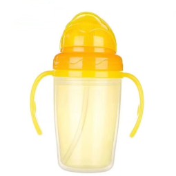 婴儿饮水杯生产厂家 - 5色240ml双层
