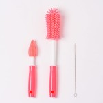 奶瓶刷生产厂家 - 硅胶套装奶瓶