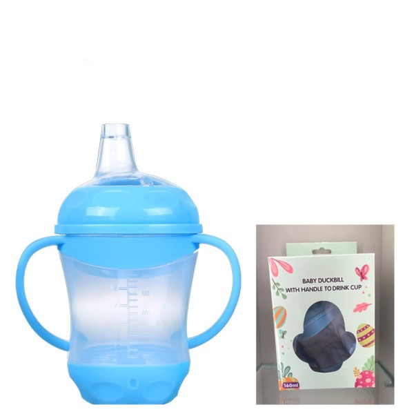 婴儿教育杯厂家 - 鸭嘴式盖手柄
