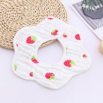 婴儿口水巾厂家 - 多种图案棉纱