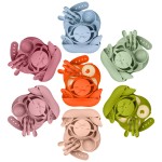 婴儿餐盘套装生产厂家 - 新款猫头鹰硅胶创意