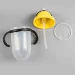 婴儿水杯厂家 - 透明双手柄