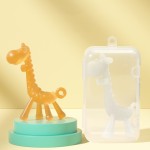 婴儿安抚牙胶厂家 - 液体硅胶长颈鹿设计