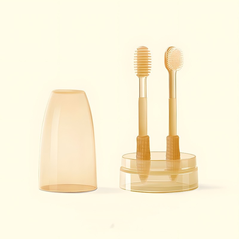 口腔清洁牙刷厂家 - 硅胶舌苔清洁0-18月