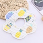 婴儿口水巾厂家 - 多种图案棉纱