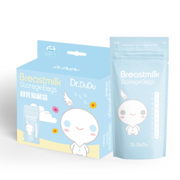 Breast Milk Storage Bags Manufacturer - Dr.DuDu 200ml Pre-sterilized BPA Free