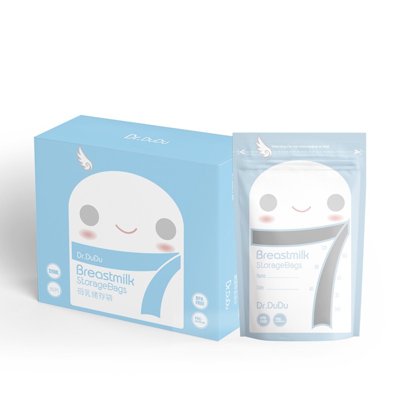 婴儿奶袋生产厂家 - 120ml双密封链式设计