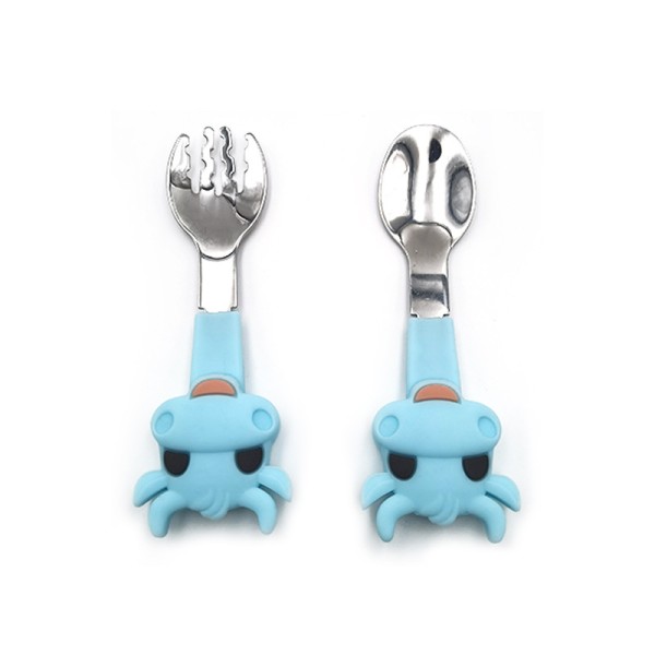 Baby Eating Spoon Factory - Integrated Silicone Stainless Steel