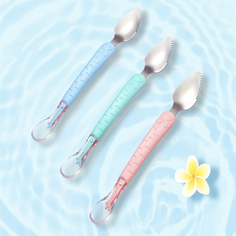 Baby Spoon Factory - Silicone Stainless Steel Double-headed