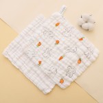 婴儿小毛巾生产厂家 - 印花全棉六层