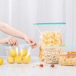 食品储存袋厂家 - 加厚透明滑绳