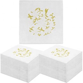 纸餐巾工厂-可定制LOGO鸡尾酒会婚宴