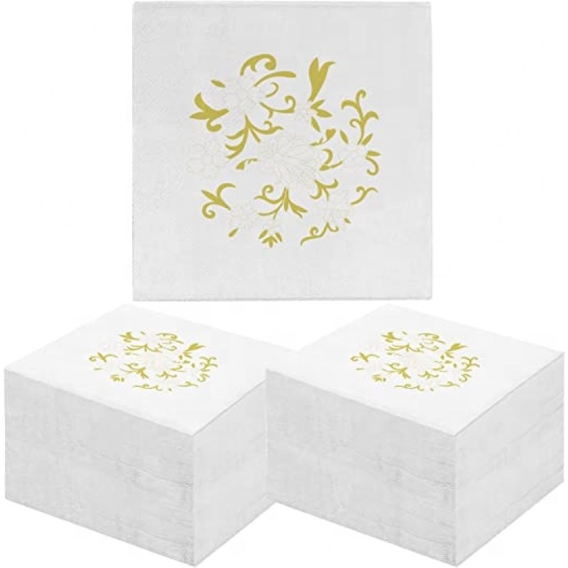 纸餐巾工厂-可定制LOGO鸡尾酒会婚宴