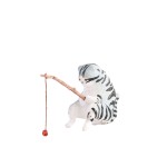 Car Ornament Factory - Fishing Cat PVC Cartoon Statue