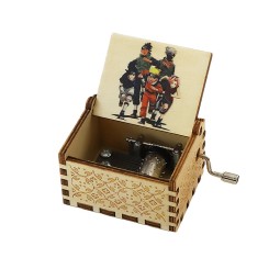 Music Box Manufacturer - Merry Christmas Antique Carved