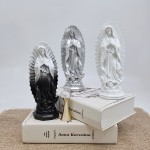 Bronze Statue Factory - Golden Virgin Mary Religious Sculpture