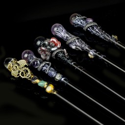 Home Decoration Supplier - Amethyst Magic Wand Blue Sandstone