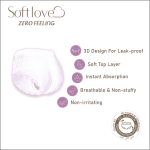 生理裤厂家 - 3D设计Softlove一次性透气