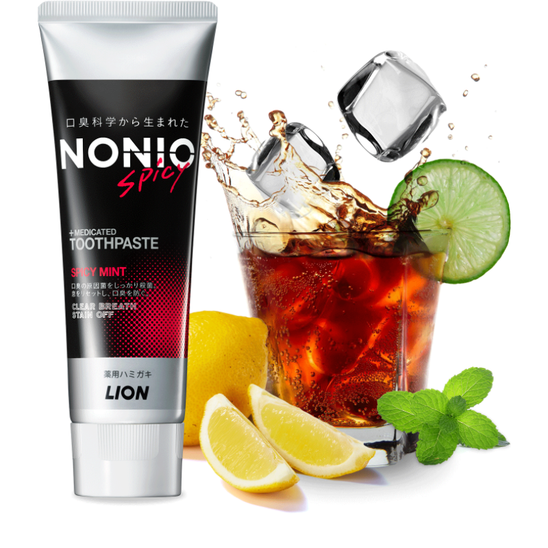 牙膏供应商-狮王NONIO辛辣薄荷136克