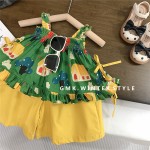 花苞连衣裙厂家 - 2025夏季亚麻休闲草莓