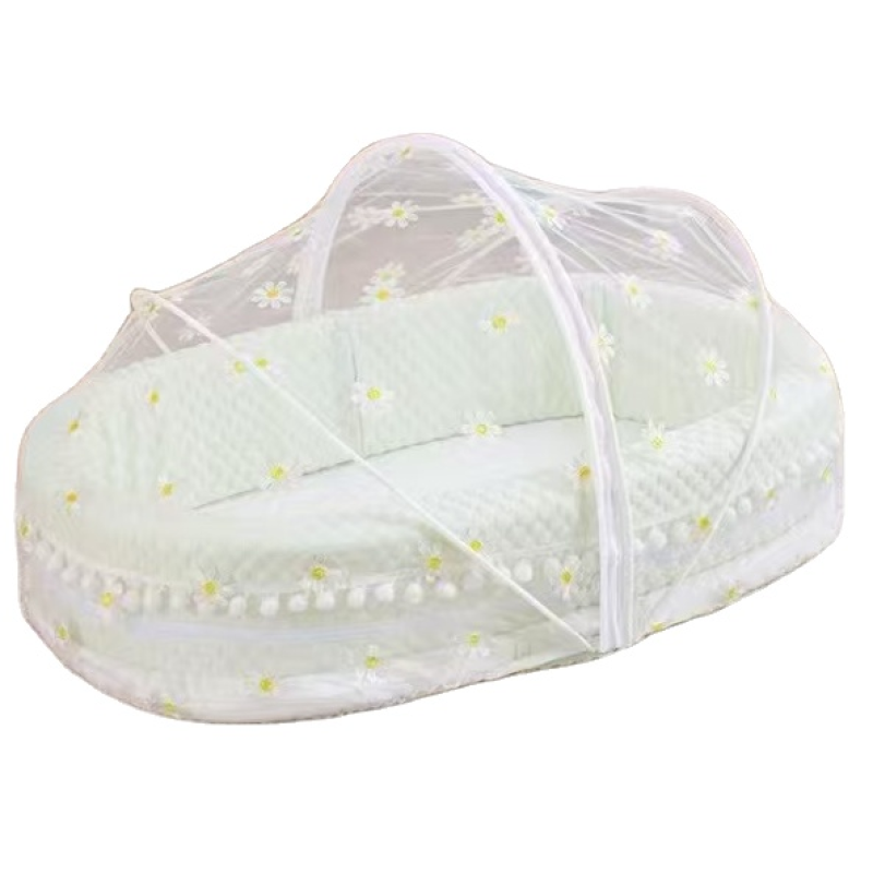 婴儿床生产厂家 - 纯棉便携折叠现代