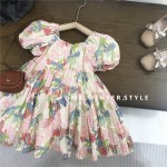 公主连衣裙生产厂家 - 女孩西部风格3D花朵