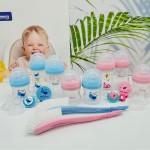 婴儿奶瓶套装厂家 - 七件硅胶奶嘴夹礼盒