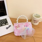 儿童包厂家 - 可爱迷你菱形链单肩