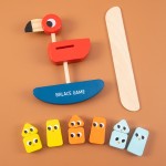 积木生产厂家 - 儿童火烈鸟组装平衡