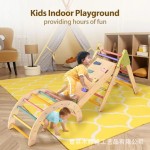 攀爬玩具生产厂家 - 三角幼儿蒙特梭利岩石