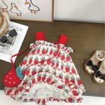 公主连衣裙生产厂家 - 夏季新款无袖娃娃领