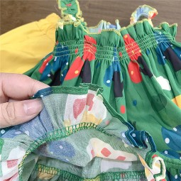 花苞连衣裙厂家 - 2025夏季亚麻休闲草莓