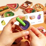 教育玩具生产厂家 - 安全木质毛毛虫绳游戏