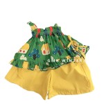 花苞连衣裙厂家 - 2025夏季亚麻休闲草莓