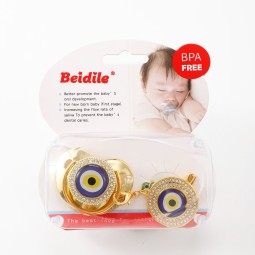 奶嘴套装生产厂家 - 钻石硅胶链条装0-12个月