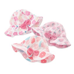 婴儿桶帽厂家 - 长颈鹿动物刺绣棉质