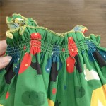 花苞连衣裙厂家 - 2025夏季亚麻休闲草莓