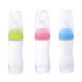 Baby Food Bottle Manufacturer - 120ml Silicone Rice Paste Spoon