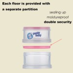 婴儿奶粉盒厂家 - 4层盒装粉末容器