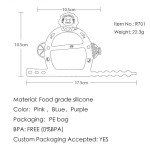 婴儿磨牙器厂家 - 可定制食品级硅胶环