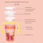 婴儿水杯厂家 - 210ml 360度硅胶训练