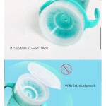 婴儿水杯厂家 - 210ml 360度硅胶训练