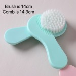 婴儿发刷厂家 - 2件软刷可爱梳子