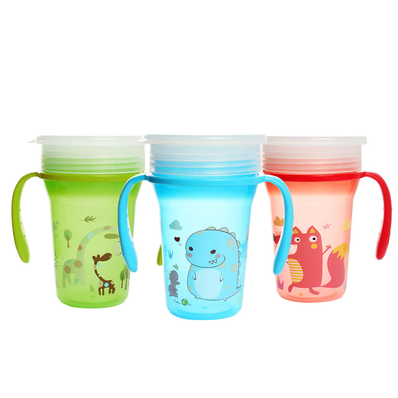 婴儿水杯厂家 - 210ml 360度硅胶训练