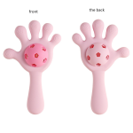 婴儿磨牙器生产厂家 - 2023新款摇铃环感官